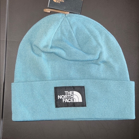 The North Face Dockwkr Recycled Beanie, Algae Blue, One Size - Picture 1 of 3